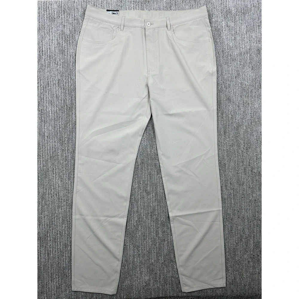 FootJoy Moxie Perfect Pants Men's Golf Pants 38x34 Khaki NWT *small stain*